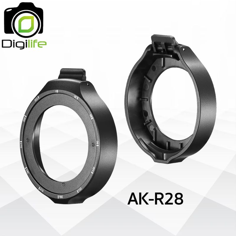 Godox Adapter AK-R28 อแดปเตอร์สำหรับแฟลชหัวกลม เพื่อใช้กับ  AK-R21 Projection Attachment ( V1 , AD100Pro , AD200 )