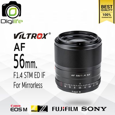 ลดล้างสต๊อก** Viltrox Lens AF 56 mm. F1.4 STM ED IF - Auto Focus สำหรับ กล้อง Mirrorless ลดล้างสต๊อก** Viltrox Lens AF 56 mm. F1.4 STM ED IF - Auto Focus สำหรับ กล้อง Mirrorless