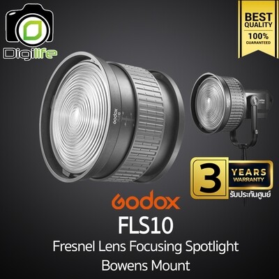 Godox Lens FLS10 Fresnel Lens For LED Light ( Bowen Mount ) เลนส์ต่อเพิ่มกำลังไฟ ปรับมุมแสง - รับประกันศูนย์ Godox 3ปี