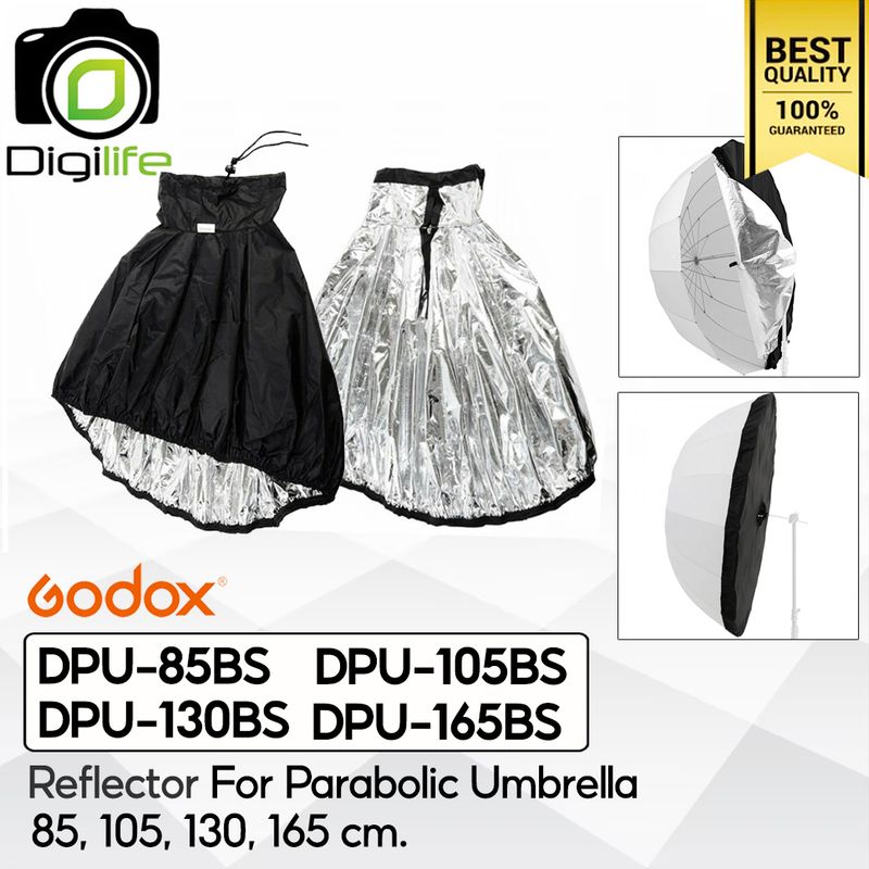 Godox DPU-85BS, DPU-105BS, DPU-130BS, DPU-165BS - Reflector 85, 105, 130, 165cm. For Translucent Parabolic Umbrella