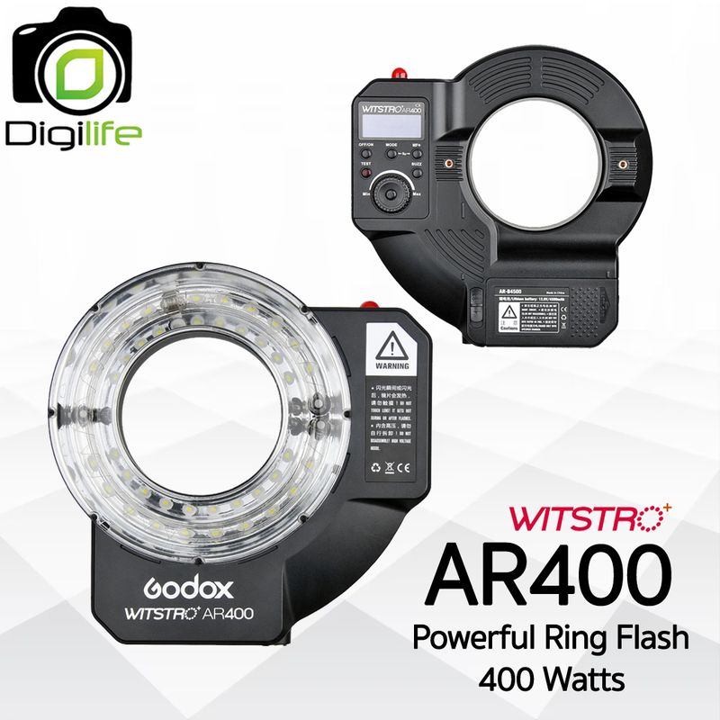 Godox Witstro Ring Flash AR400 400W ไฟแฟลช ถ่ายภาพ ถ่ายวิดีโอ - รับประกันศูนย์ Godox Thailand 3ปี