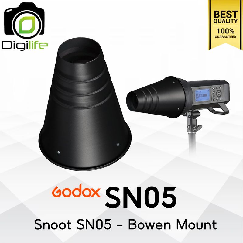 Godox Snoot SN05 Pro Snoot 8cm. Bowen Mount