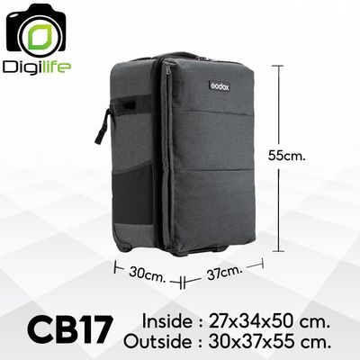 Godox Bag CB17 Trolley Bag &amp; BackPack For Camera, Flash, LED, Laptop, Accessories กระเป๋าเป้ ล้อลาก กล้อง และ อุปกรณ์