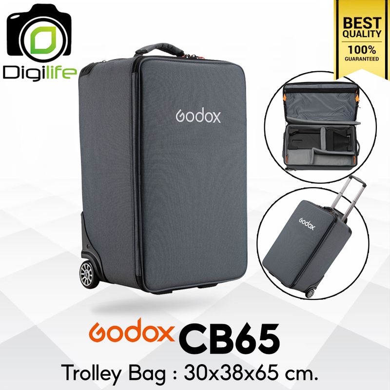 Godox Bag CB65 Trolley Bag For Camera, Flash, LED, Laptop, Accessories กระเป๋าล้อลาก สำหรับ กล้อง และ อุปกรณ์ Godox Bag CB65 Trolley Bag For Camera, Flash, LED, Laptop, Accessories กระเป๋าล้อลาก สำหรับ กล้อง และ อุปกรณ์