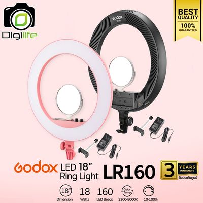 Godox LED Ring LR160 18 นิ้ว ** ไฟแต่งหน้า-ถ่ายรีวิว-Liveสด-ปรับสีได้ Godox LED Ring LR160 18 นิ้ว ** ไฟแต่งหน้า-ถ่ายรีวิว-Liveสด-ปรับสีได้