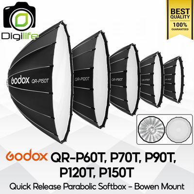 Godox Softbox QR-P60T, QR-P70T, QR-P90T, QR-P120T, QR-P150T - Quick Release Parabolic Softbox 60, 70, 90, 120,150 cm.