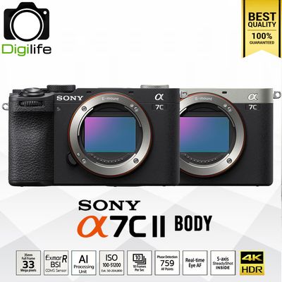 Sony Camera A7C II Body - รับประกันร้าน Digilife Thailand 1ปี Sony Camera A7C II Body - รับประกันร้าน Digilife Thailand 1ปี