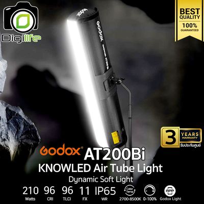 Godox LED AT200Bi - KNOWLED Air Tube Light, 210W, Bi-Color 2700-8500K, IP65