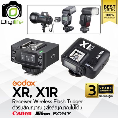 Godox Trigger XR, X1R - Receiver ตัวรับสัญญาณ 2.4GHz ใช้กับ X1T, X2T, X3, XT32, Xpro, XProII, etc -ประกันศูนย์ Godox 3ปี