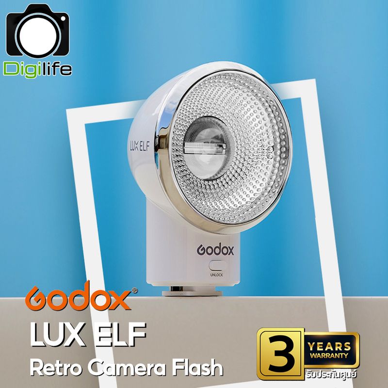 Godox Flash Lux ELF - Retro Camera Flash, Manual, Lithium Battery Godox Flash Lux ELF - Retro Camera Flash, Manual, Lithium Battery