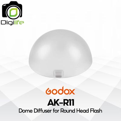 Godox AK-R11 Dome Diffuser for Round Head Flash V1, V1Pro, V100, AD200, AD200Pro, AD200Pro II ( with H200R), etc