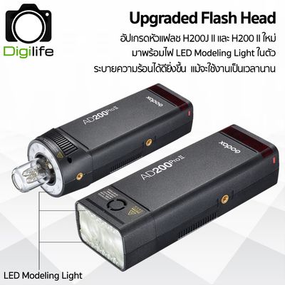 Godox Flash AD200ProII 200W Pocket Flash - TTL, HSS, Lithium Battery