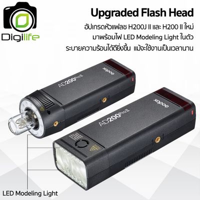 Godox Flash AD200ProII 200W Pocket Flash - TTL, HSS, Lithium Battery