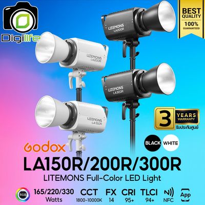 Godox LED Litemons LA150R, LA200R, LA300R RGB - Bowen Mount - รับประกันศูนย์ Godox Thailand 3ปี