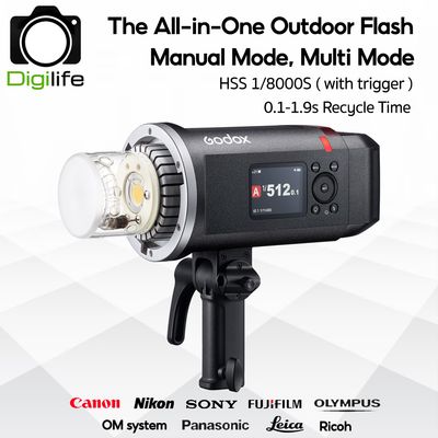 Godox Flash AD600BM II -600W, Manual, HSS, Lithium Battery - Bowen Mount