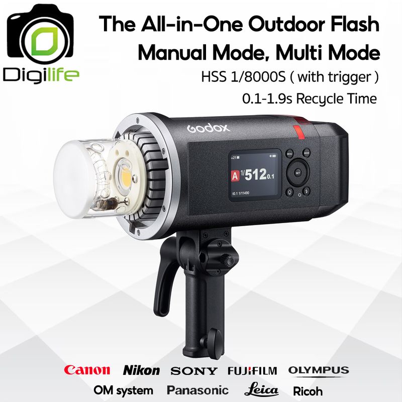 Godox Flash AD600BM II -600W, Manual, HSS, Lithium Battery - Bowen Mount
