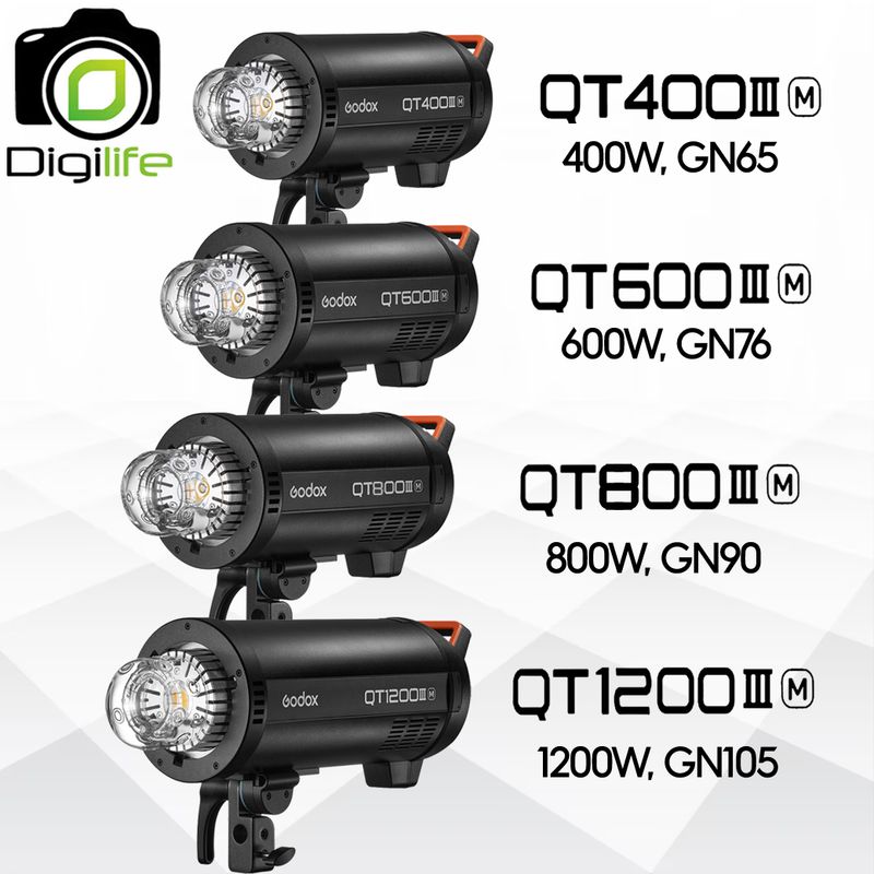 Godox Flash QT400III M, QT600III M, QT800III M, QT1200III M - Manua, HSS - Bowen Mount