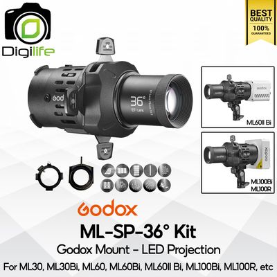 Godox ML-SP-36 ° Kit Godox Mount - LED Projection อุปกรณ์สำหรับฉายภาพ For ML30, ML60, ML60II, ML100 Godox ML-SP-36 ° Kit Godox Mount - LED Projection อุปกรณ์สำหรับฉายภาพ For ML30, ML60, ML60II, ML100