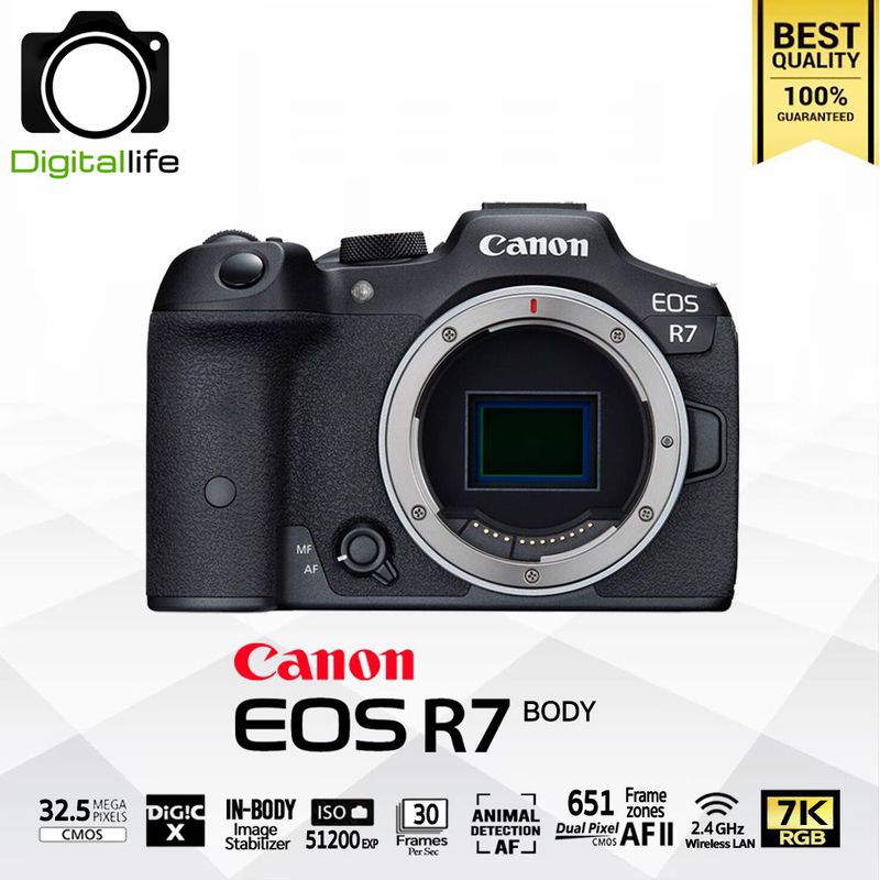 Canon Camera EOS R7 Body - รับประกันร้าน Digilife Thailand 1ปี Canon Camera EOS R7 Body - รับประกันร้าน Digilife Thailand 1ปี