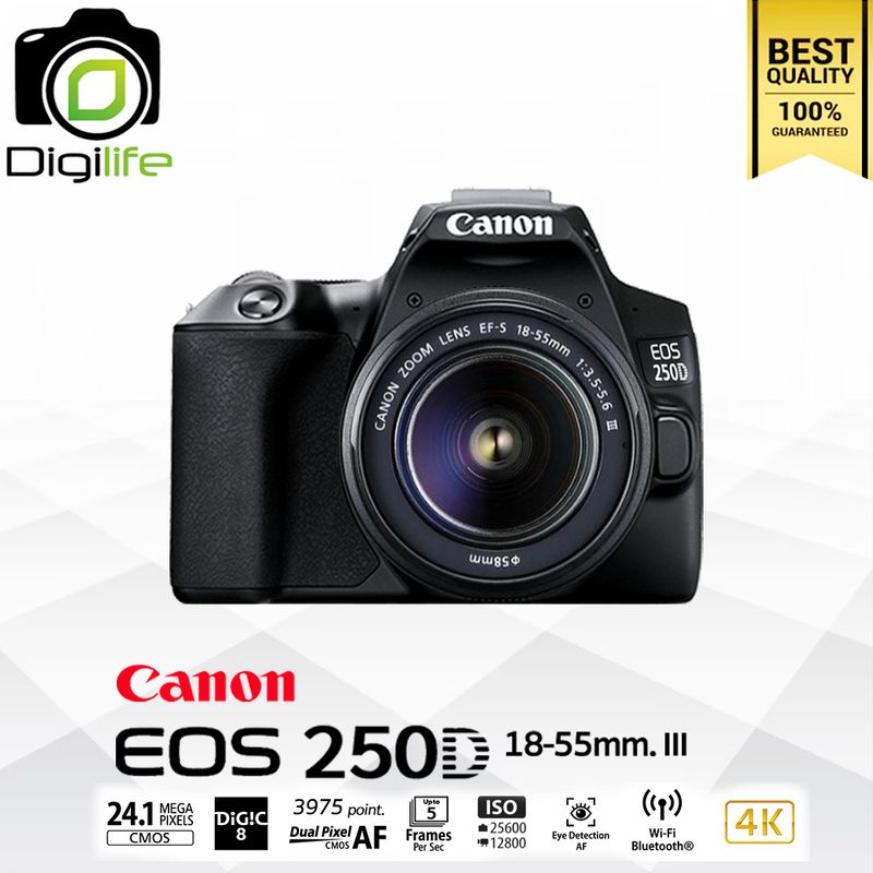 Canon Camera EOS 250D Kit 18-55 mm. III Canon Camera EOS 250D Kit 18-55 mm. III