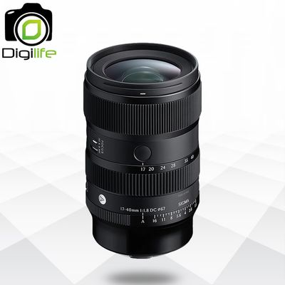 Sigma Lens 17-40 mm. F1.8 DC ( Art ) For Sony E, Canon RF, Fujifim X - รับประกันร้าน Digilife Thailand 1ปี