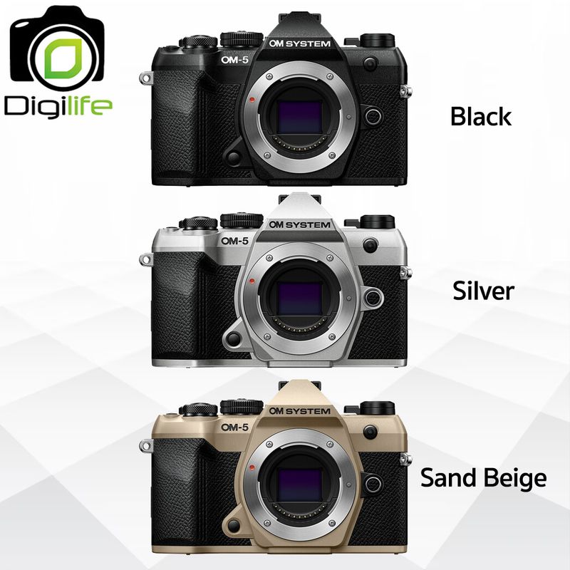 OM System Camera OM-5 Mark II Body ( Olympus เปลี่ยนชื่อเป็น OM System ) - รับประกันร้าน Digilife Thailand 1ปี