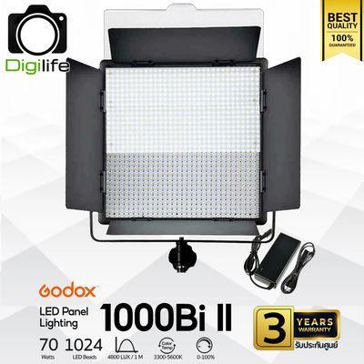 Godox LED 1000Bi II - 70W Bi-Color 3300K-5600K - ประกันศูนย์ Godox Thailand 3ปี Godox LED 1000Bi II - 70W Bi-Color 3300K-5600K - ประกันศูนย์ Godox Thailand 3ปี