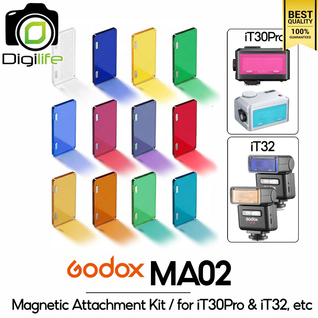 Godox Filter MA02 - Magnetic Attachment Kit for iT30Pro, iT32, etc