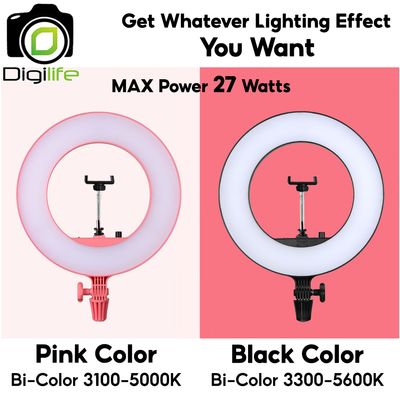 Godox LED Ring LR180 - 14 นิ้ว ไฟแต่งหน้า-ถ่ายรีวิว-Liveสด-ปรับสีได้