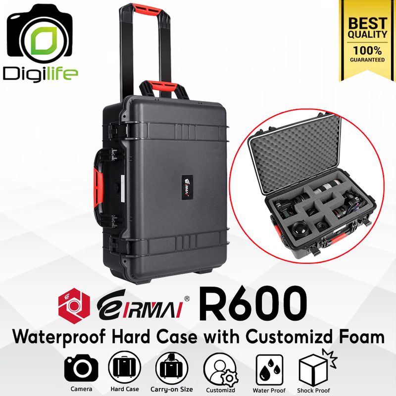 Eirmai Bag R600 - Waterproof Hard Case - For Camera, Flash , Accessories กระเป๋ากล้อง กันน้ำ กันกระแทก