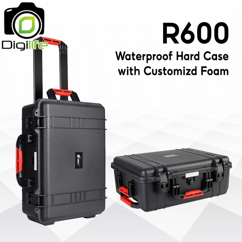 Eirmai Bag R600 - Waterproof Hard Case - For Camera, Flash , Accessories กระเป๋ากล้อง กันน้ำ กันกระแทก