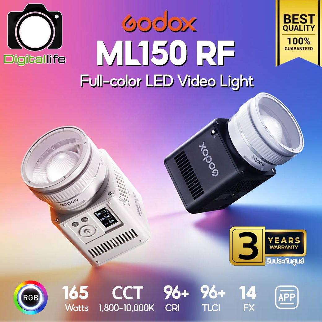 Godox LED ML150 RF - RGB 165W Portable / Godox Mount Godox LED ML150 RF - RGB 165W Portable / Godox Mount