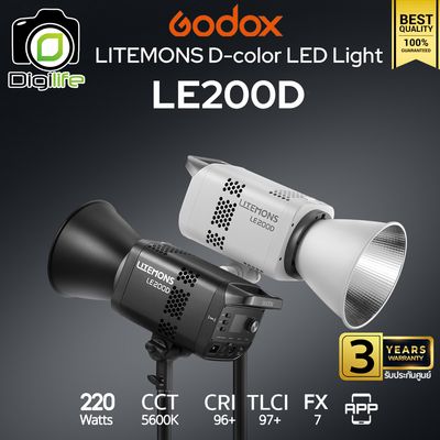 Godox LED LE200D - Litemons LED 220w, 5600K แสงขาว - Bowen Mount