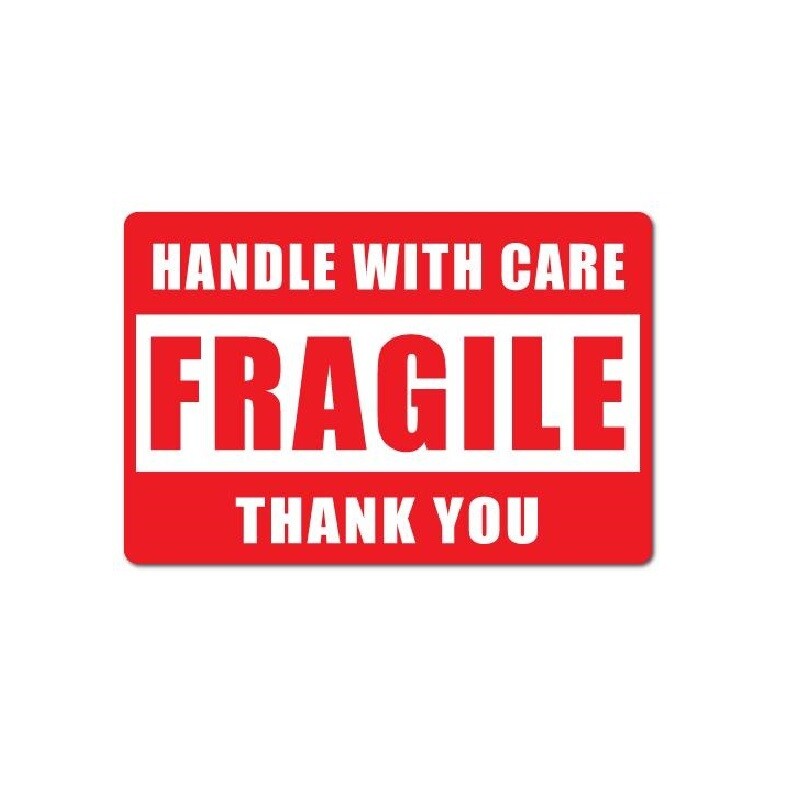 76mm x 127mm Handling Label