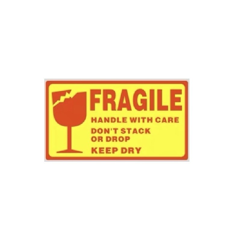90mm x 50mm Handling Label