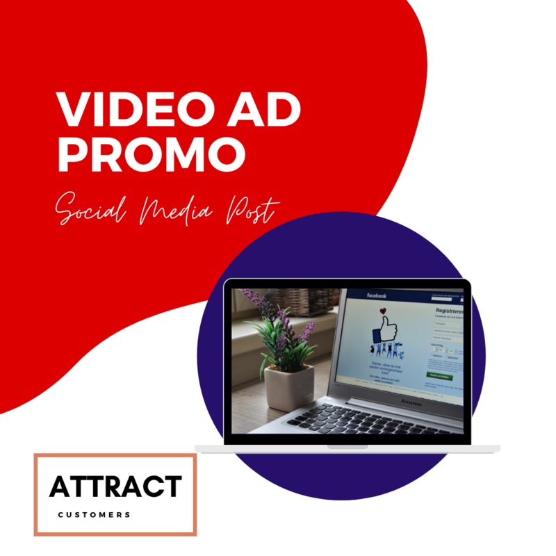 Social Media Post Video Ad with FB Ad Boost