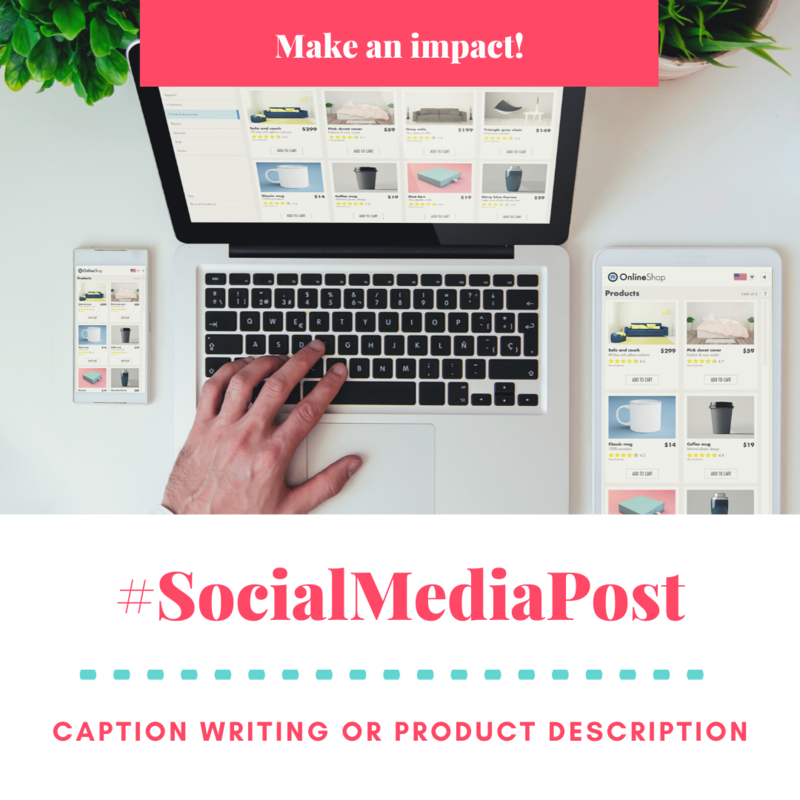 Caption or Product Description