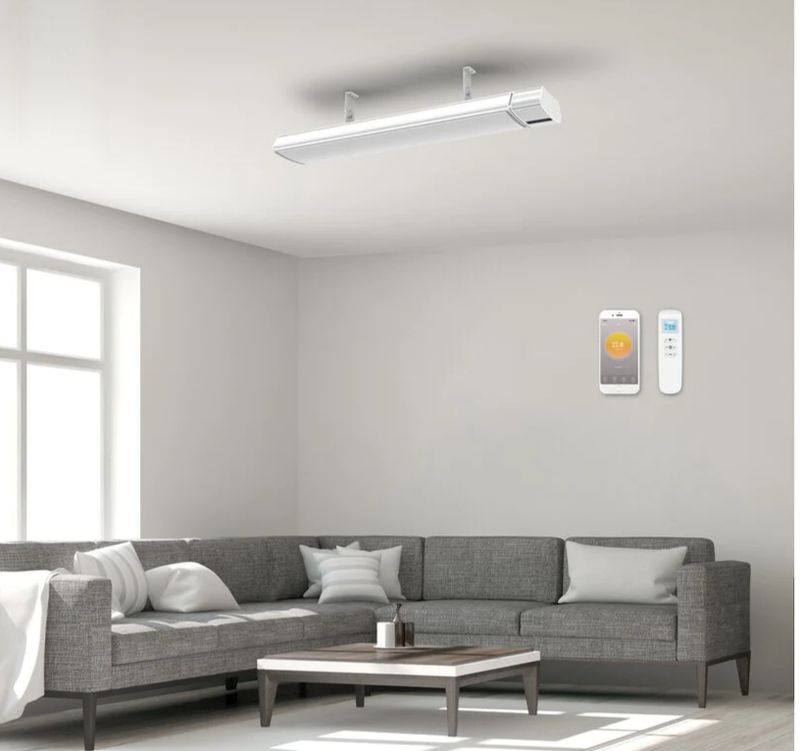 QH  heater met afstandsbediening 2400 watt
