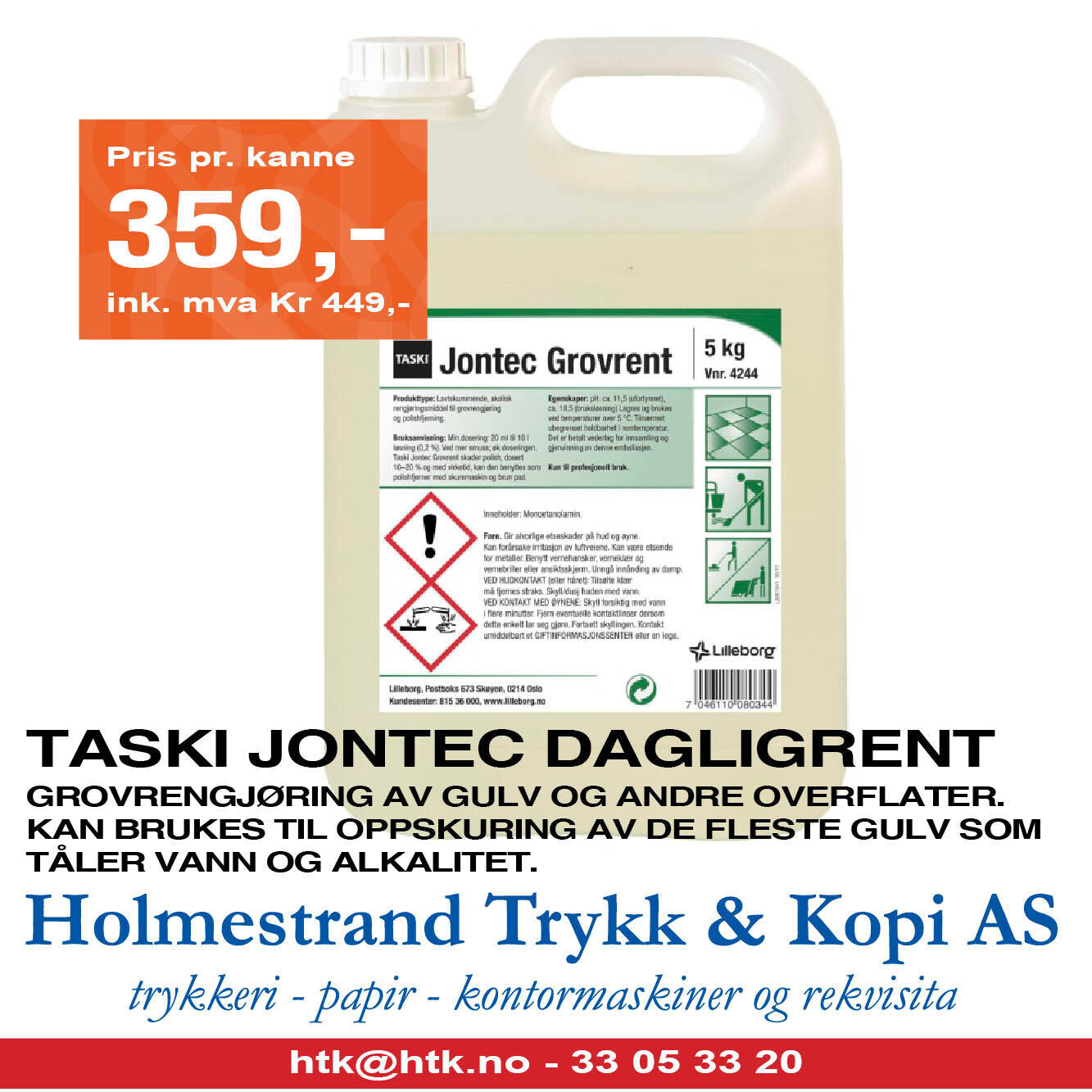 TASKI JONTEC GROVRENT 5L