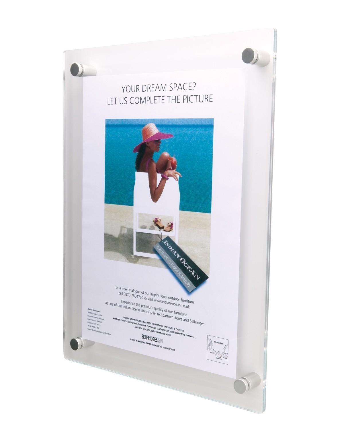 Wall mount Poster Holder