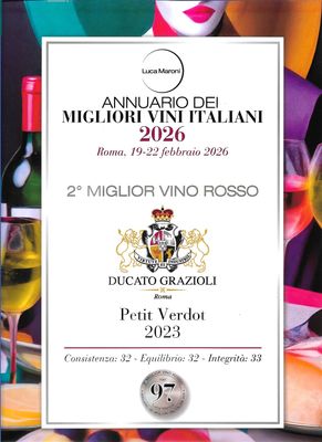LAZIO * Ducato Grazioli - Petit Verdot 2023 (96 punti)
