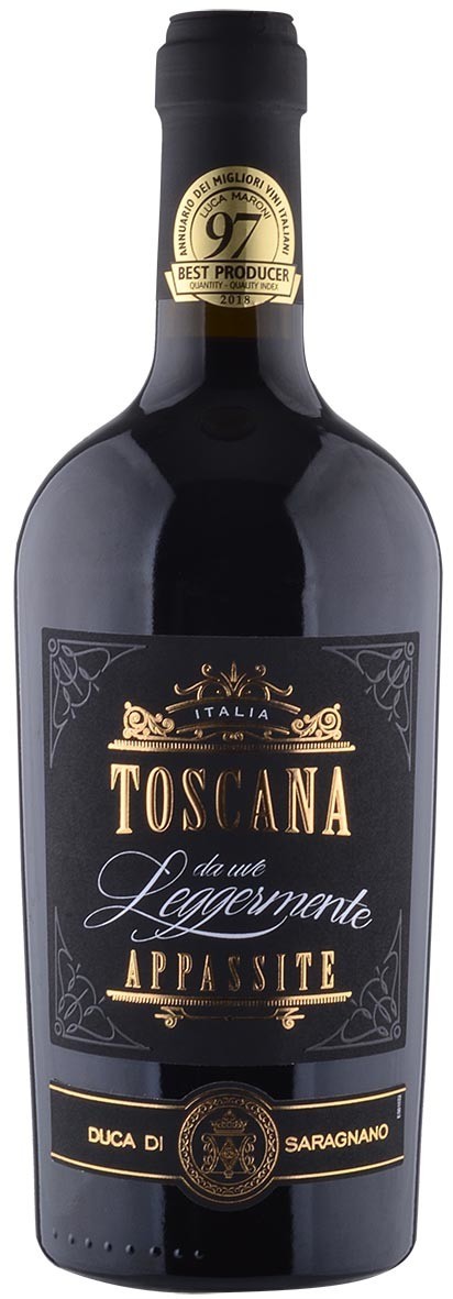 TOSCANA * Duca di Saragnano - Toscana Rosso da Uve leggermente Appassite 2024 (99 Punti)