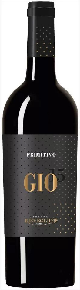 PUGLIA * Cantine Risveglio - Gio 15 Primitivo Salento 2023 (97 punti)