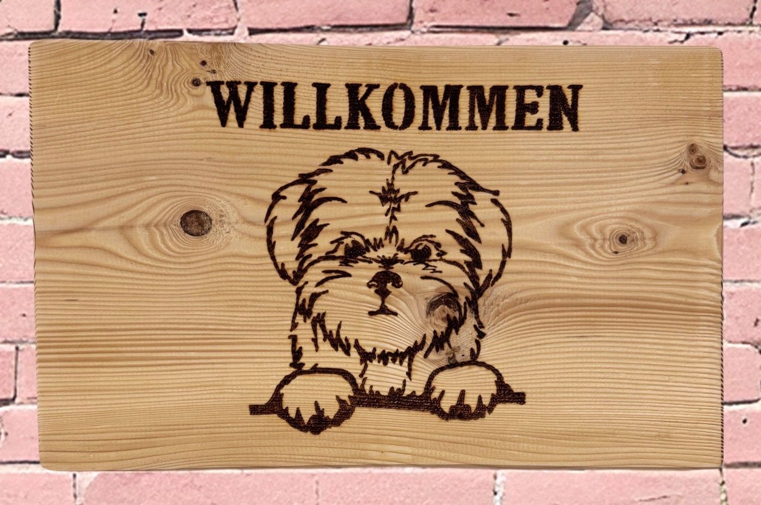 Wandbild – Hundegesicht