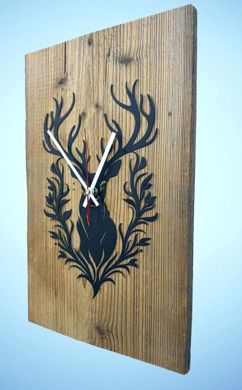 Hirsch Motiv in Blech Hirsch Motiv in Blech