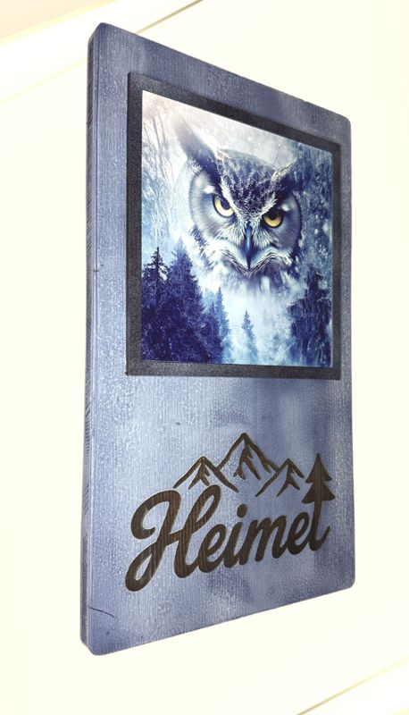 Wandbild „Snowheart“ – Winterliche