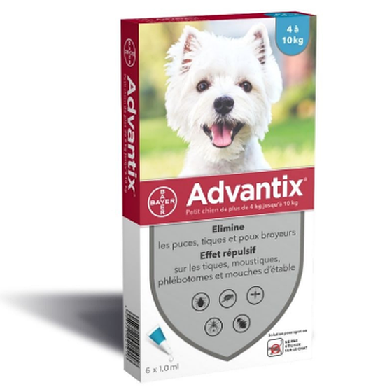 Bayer - Advantix Petit Chien 4 pipettes