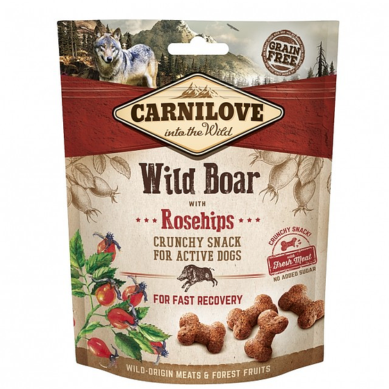 Carnilove - Crunchy Snack Sanglier et églantier 200g