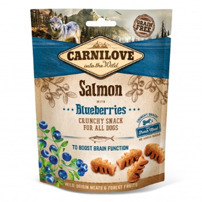 Carnilove - Crunchy Snack Saumon et myrtilles 200g