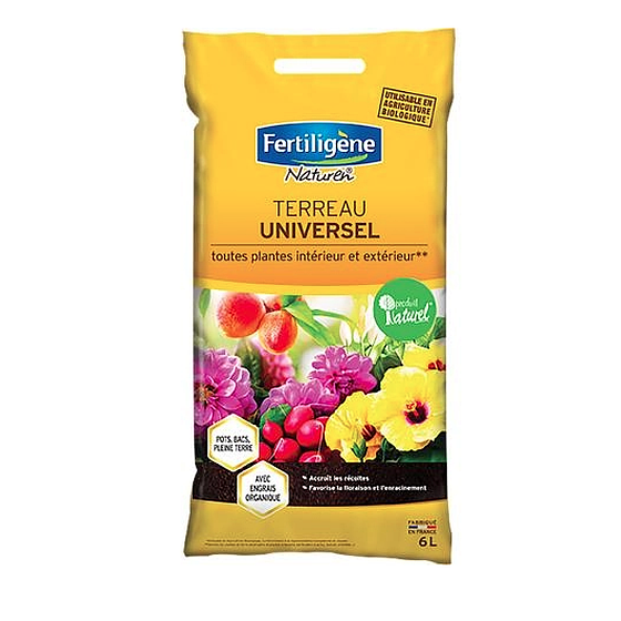 Fertiligène - Terreau universel UAB 6L